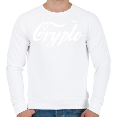 PRINTFASHION Enjoy Crypto - Férfi pulóver - Fehér