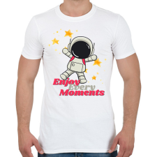 PRINTFASHION Enjoy Every Moments - Férfi póló - Fehér férfi póló