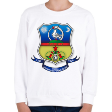 PRINTFASHION Énlaka Unitárius Egyház Címer II. - Gyerek pulóver - Fehér gyerek pulóver, kardigán