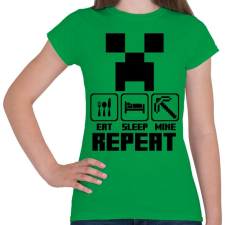 PRINTFASHION Enni, Aludni, Craftolni - Női póló - Zöld női póló