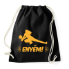 PRINTFASHION Enyém! - Sportzsák, Tornazsák - Fekete