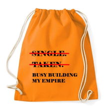 PRINTFASHION Építem a birodalmam - Sportzsák, Tornazsák - Narancssárga tornazsák