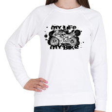 PRINTFASHION er622fh - Női pulóver - Fehér