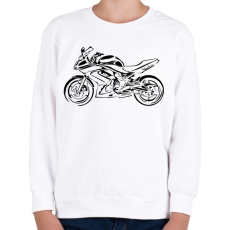 PRINTFASHION er6f2 - Gyerek pulóver - Fehér