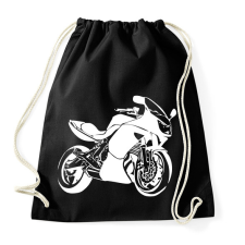 PRINTFASHION er6f-fehér - Sportzsák, Tornazsák - Fekete tornazsák