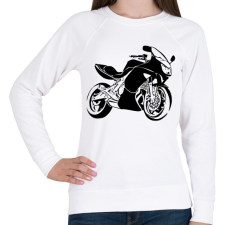 PRINTFASHION er6f - Női pulóver - Fehér női pulóver, kardigán