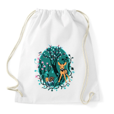 PRINTFASHION Erdei állatok - Sportzsák, Tornazsák - Fehér tornazsák