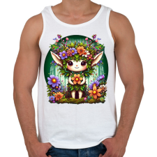 PRINTFASHION Erdei manó - Férfi atléta - Fehér atléta, trikó