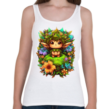 PRINTFASHION Erdei manó - Női atléta - Fehér női trikó