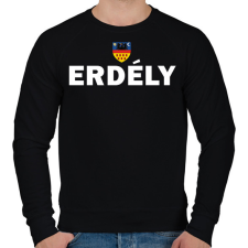 PRINTFASHION ERDÉLY - Férfi pulóver - Fekete férfi pulóver, kardigán