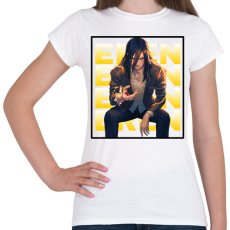 PRINTFASHION Eren Yeager minta (AOT) - Női póló - Fehér
