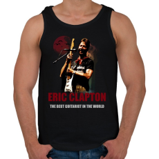 PRINTFASHION ERIC CLAPTON - Férfi atléta - Fekete