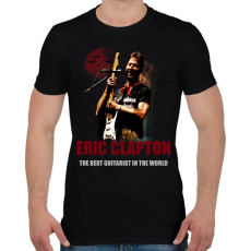 PRINTFASHION ERIC CLAPTON - Férfi póló - Fekete