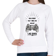 PRINTFASHION Erőszakos játék - Női pulóver - Fehér női pulóver, kardigán