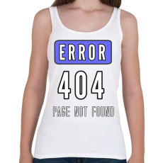 PRINTFASHION ERROR 404 - Női atléta - Fehér