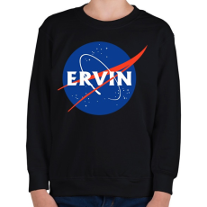 PRINTFASHION Ervin Nasa névnap - Gyerek pulóver - Fekete