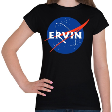 PRINTFASHION Ervin Nasa névnap - Női póló - Fekete