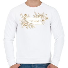PRINTFASHION Erzsébet - Férfi pulóver - Fehér