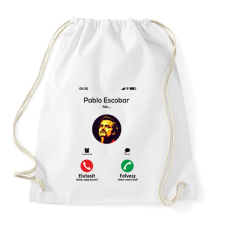 PRINTFASHION Escobar magyar - Sportzsák, Tornazsák - Fehér tornazsák