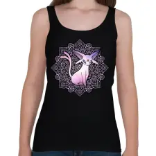 PRINTFASHION Espeon - Női atléta - Fekete női trikó