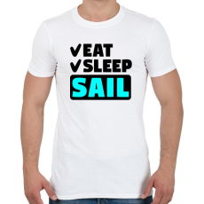 PRINTFASHION ESS - Férfi póló - Fehér