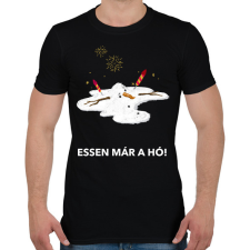 PRINTFASHION ESSEN MÁR A HÓ - Férfi póló - Fekete férfi póló