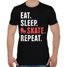 PRINTFASHION ESSR - Férfi póló - Fekete férfi póló