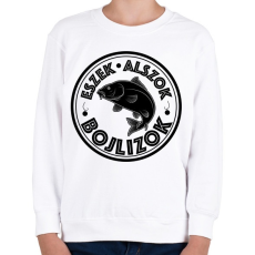 PRINTFASHION EszekAlszokBojlizok-02 - Gyerek pulóver - Fehér