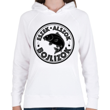 PRINTFASHION EszekAlszokBojlizok-02 - Női kapucnis pulóver - Fehér női pulóver, kardigán