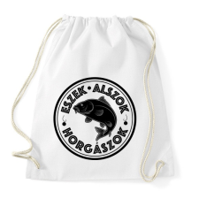 PRINTFASHION EszekAlszokHorgaszok-05 - Sportzsák, Tornazsák - Fehér tornazsák