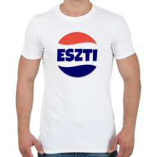 PRINTFASHION ESZTI  - Férfi póló - Fehér férfi póló