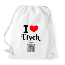 PRINTFASHION Etyeki piknik - Sportzsák, Tornazsák - Fehér tornazsák