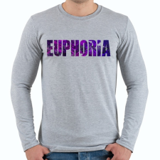 PRINTFASHION Euphoria - Férfi hosszú ujjú póló - Sport szürke férfi póló