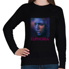 PRINTFASHION Euphoria - Női pulóver - Fekete női pulóver, kardigán