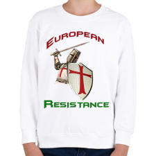 PRINTFASHION European Resistance - Gyerek pulóver - Fehér gyerek pulóver, kardigán