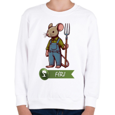 PRINTFASHION Everdell férj - Gyerek pulóver - Fehér gyerek pulóver, kardigán