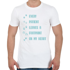 PRINTFASHION Every patient - Állatorvos - Férfi póló - Fehér
