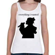 PRINTFASHION Everything i wanted - Női atléta - Fehér
