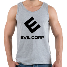 PRINTFASHION Evil Corp Black - Férfi atléta - Sport szürke atléta, trikó