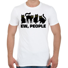 PRINTFASHION Ew People - Férfi póló - Fehér