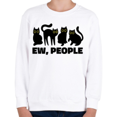 PRINTFASHION Ew People - Gyerek pulóver - Fehér