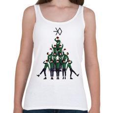 PRINTFASHION EXO Christmas - Női atléta - Fehér