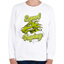 PRINTFASHION Expert Vaping - Gyerek pulóver - Fehér gyerek pulóver, kardigán