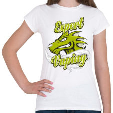 PRINTFASHION Expert Vaping - Női póló - Fehér női póló