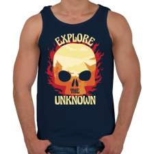 PRINTFASHION Explore - fedezd fel az ismeretlent - Férfi atléta - Sötétkék atléta, trikó