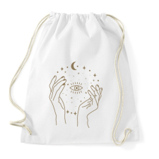 PRINTFASHION Eye of the space - Sportzsák, Tornazsák - Fehér tornazsák