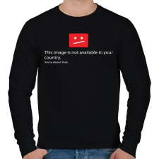 PRINTFASHION Ez a kép nem elérhető - Férfi pulóver - Fekete férfi pulóver, kardigán