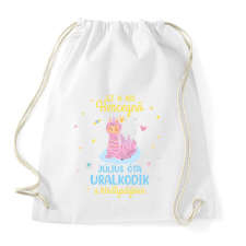 PRINTFASHION Ez a kis hercegnő - Hónappal - Sportzsák, Tornazsák - Fehér tornazsák