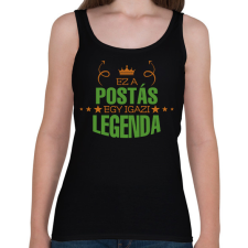 PRINTFASHION Ez a postás - Női atléta - Fekete női trikó