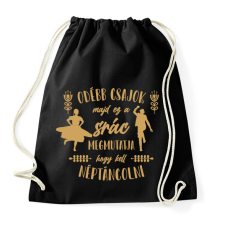 PRINTFASHION Ez a srác megmutatja - Néptánc - Sportzsák, Tornazsák - Fekete tornazsák